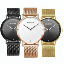 Custom brand luxury watch mens watches stainless steel back water resistant watches men wrist